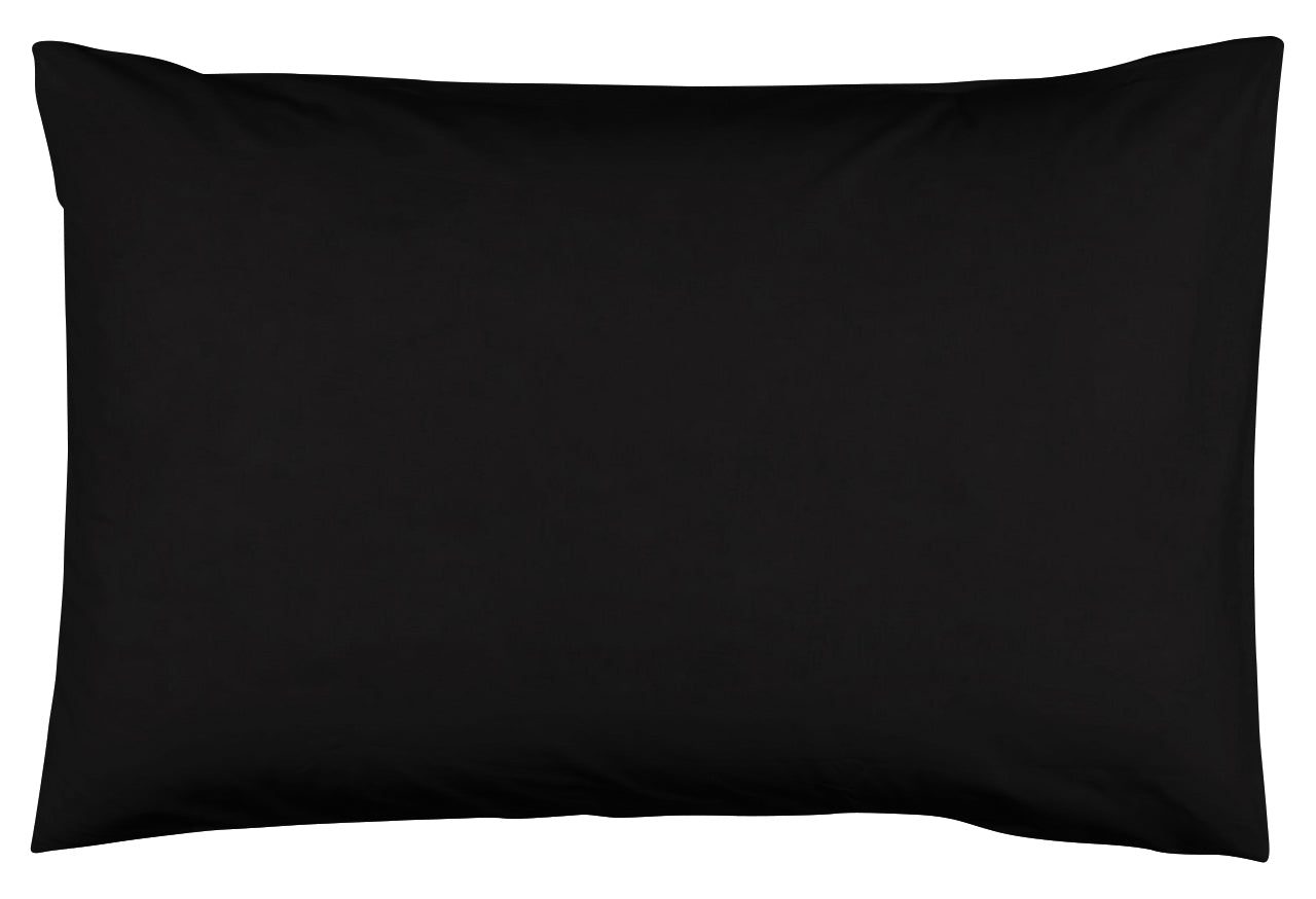 Fata de perna uni NEGRU 100% bumbac ranforce 50/70 cm