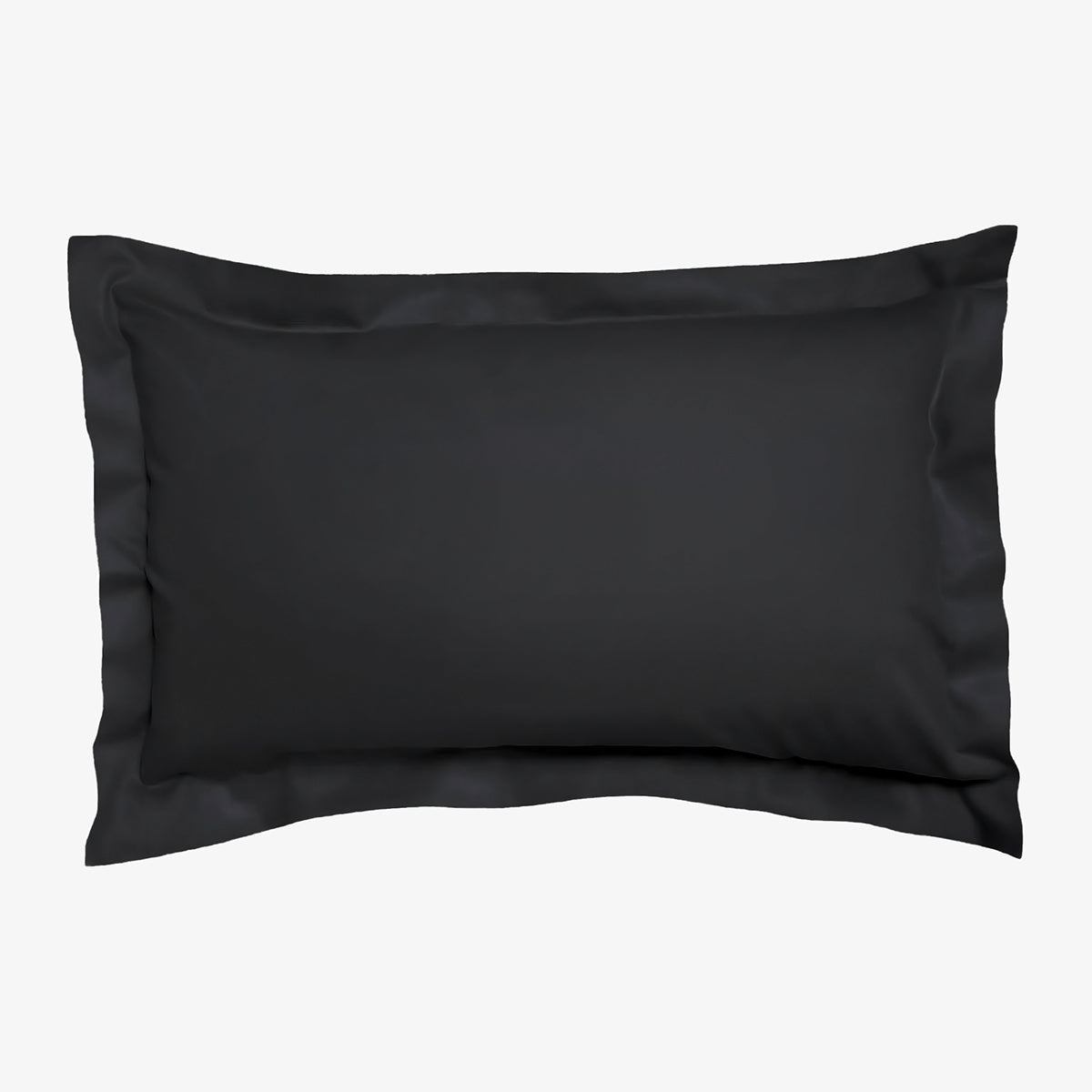 Fata de perna SATEEN NEGRU 50/70 cm 100% bumbac satinat