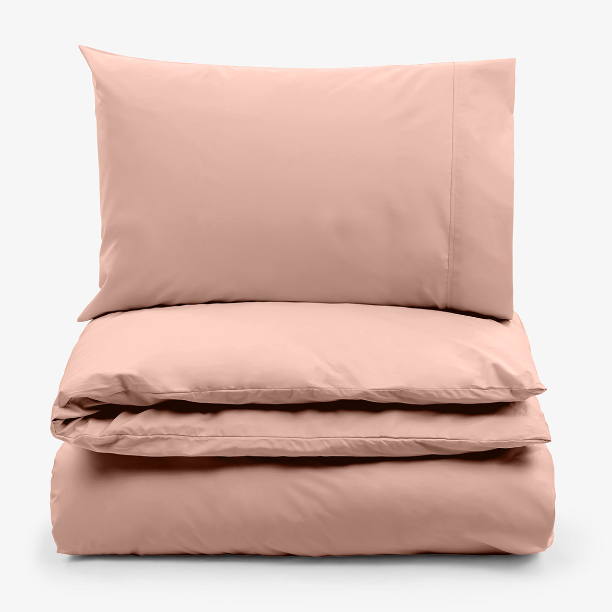 Lenjerie de pat fara cearsaf de pat PIERSICA PERCALE 2 piese