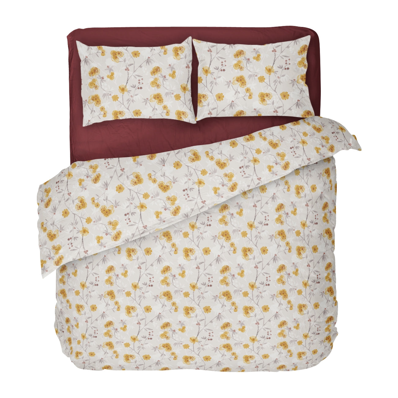 Lenjerie de pat SUNNY 2 100% bumbac ranforce 4 piese