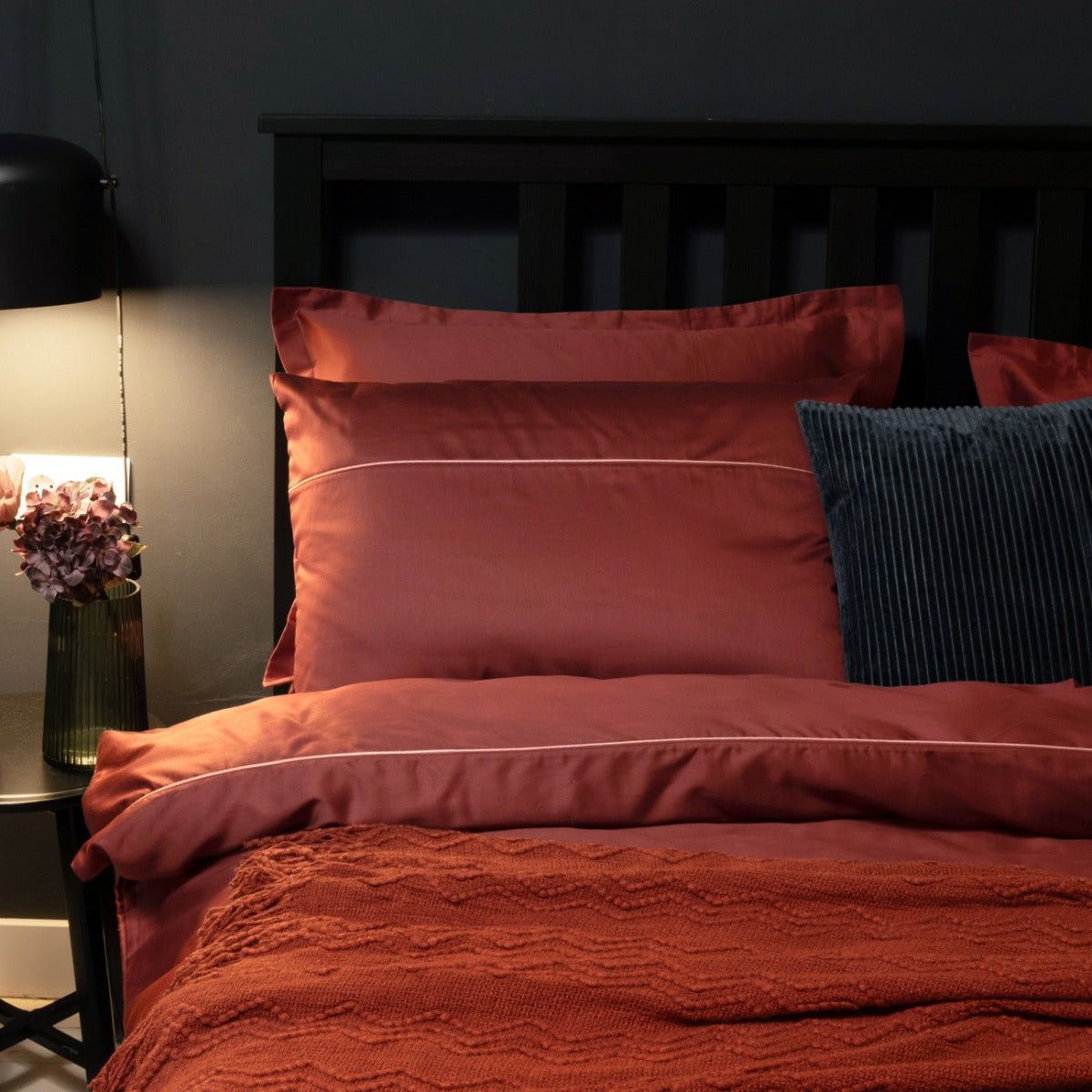 Lenjerie de pat de lux din bumbac satinat SATEEN GINGER 3 piese