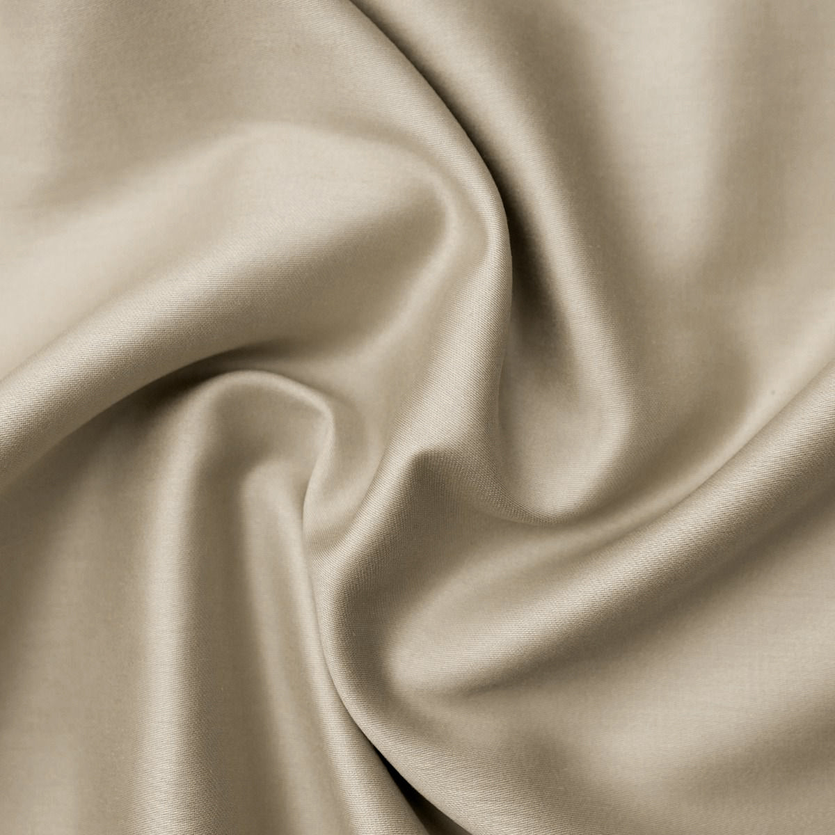 Cearsaf de pat normal SATEEN TAUPE 150/260 cm 100% bumbac satinat