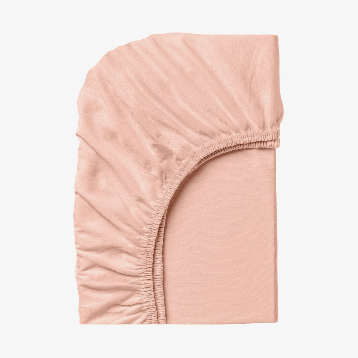 Cearșaf cu elastic 160/200/25 PIERSICA Jersey de Bumbac