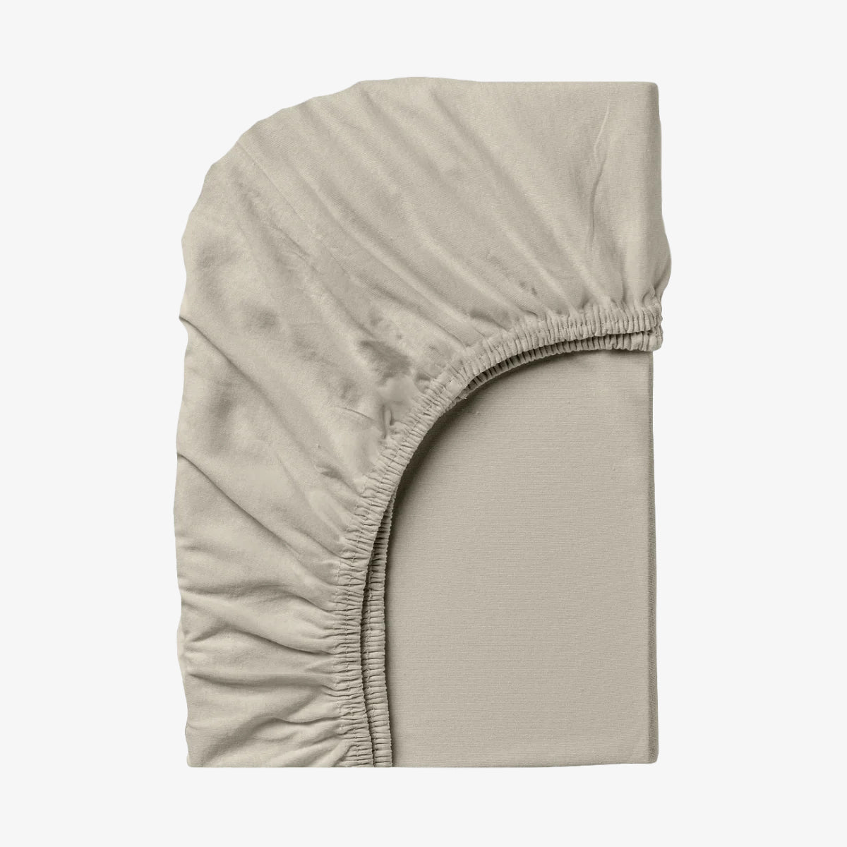 Cearșaf cu elastic 90/200/25 GRI Jersey de Bumbac