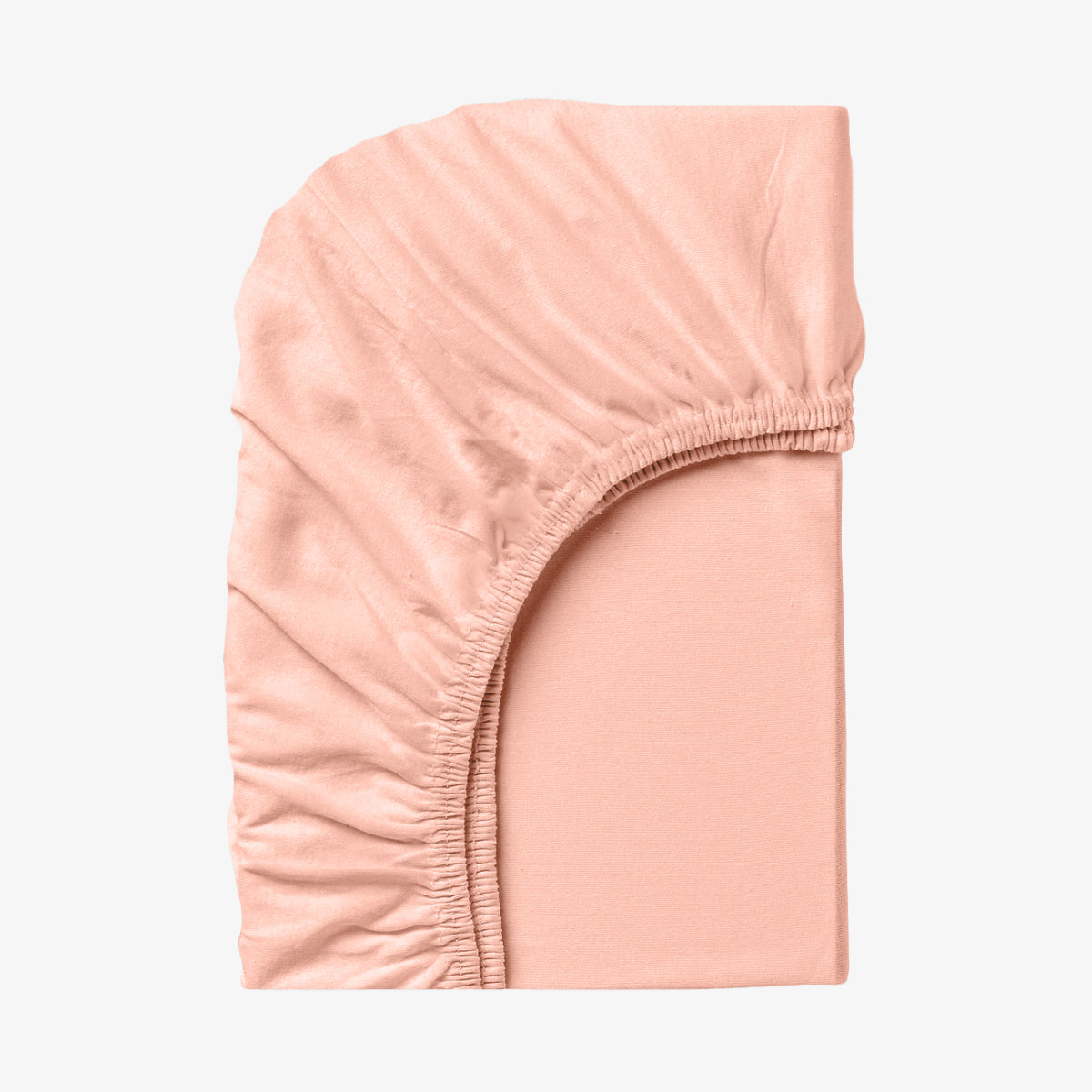 Cearșaf cu elastic 180/200/25 PIERSICA Jersey de Bumbac
