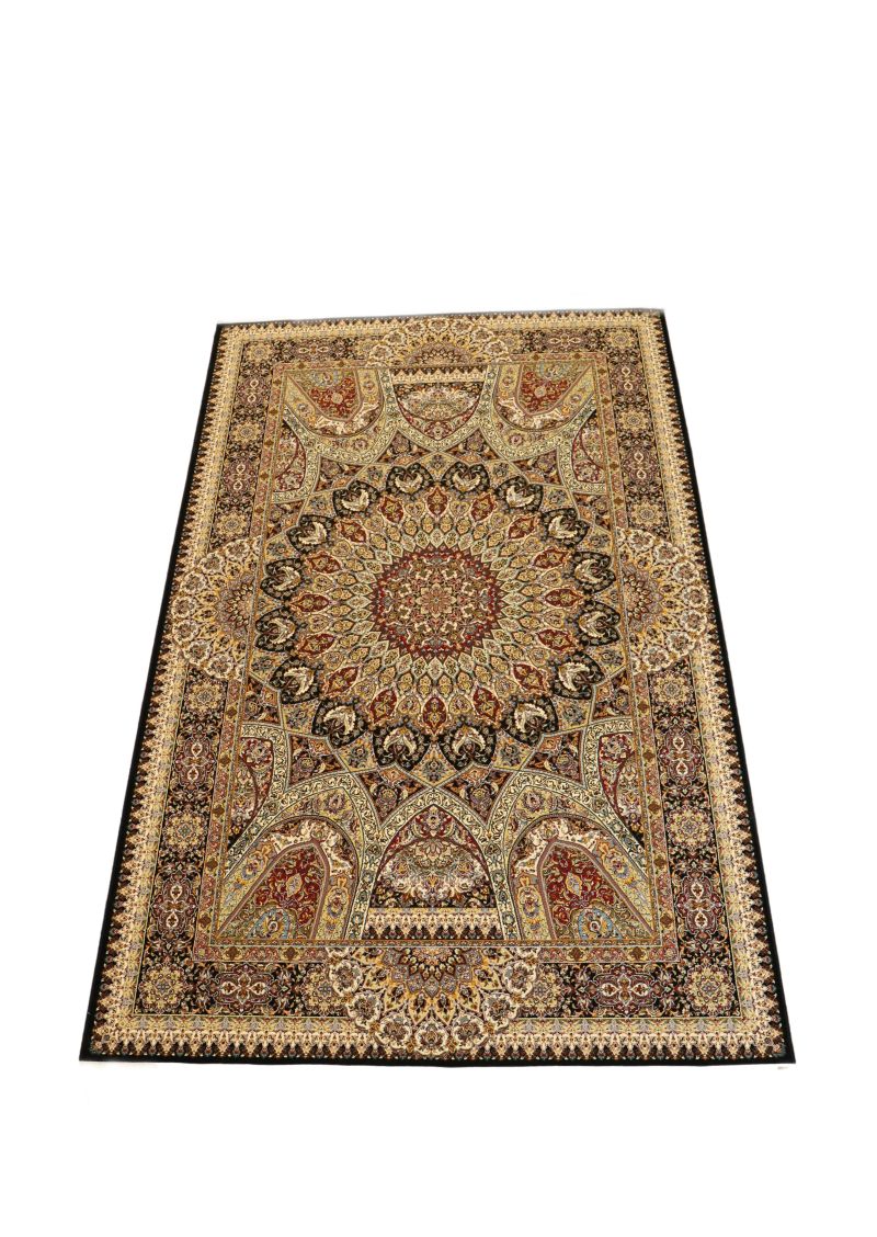 Covor Abrishim 3809A, mătase și bambus, 150 x 230 cm, multicolor