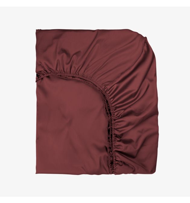 Fitted sheet SATEEN GINGER 160/200/25 cm 100% satin cotton