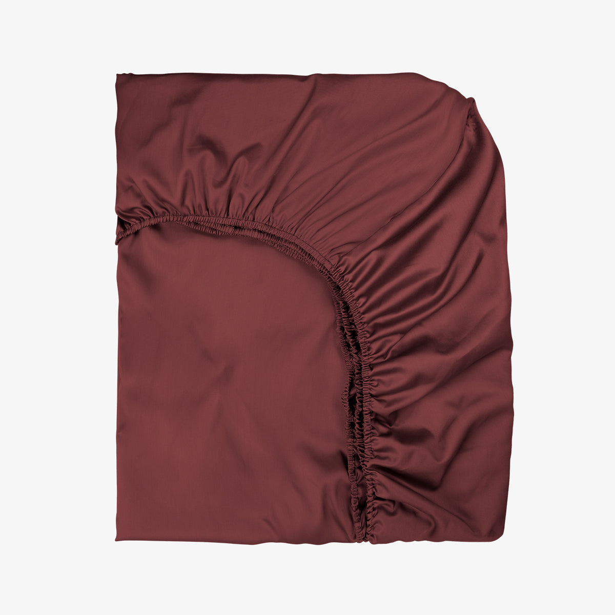 Fitted sheet SATEEN GINGER 200/200/25 cm 100% satin cotton