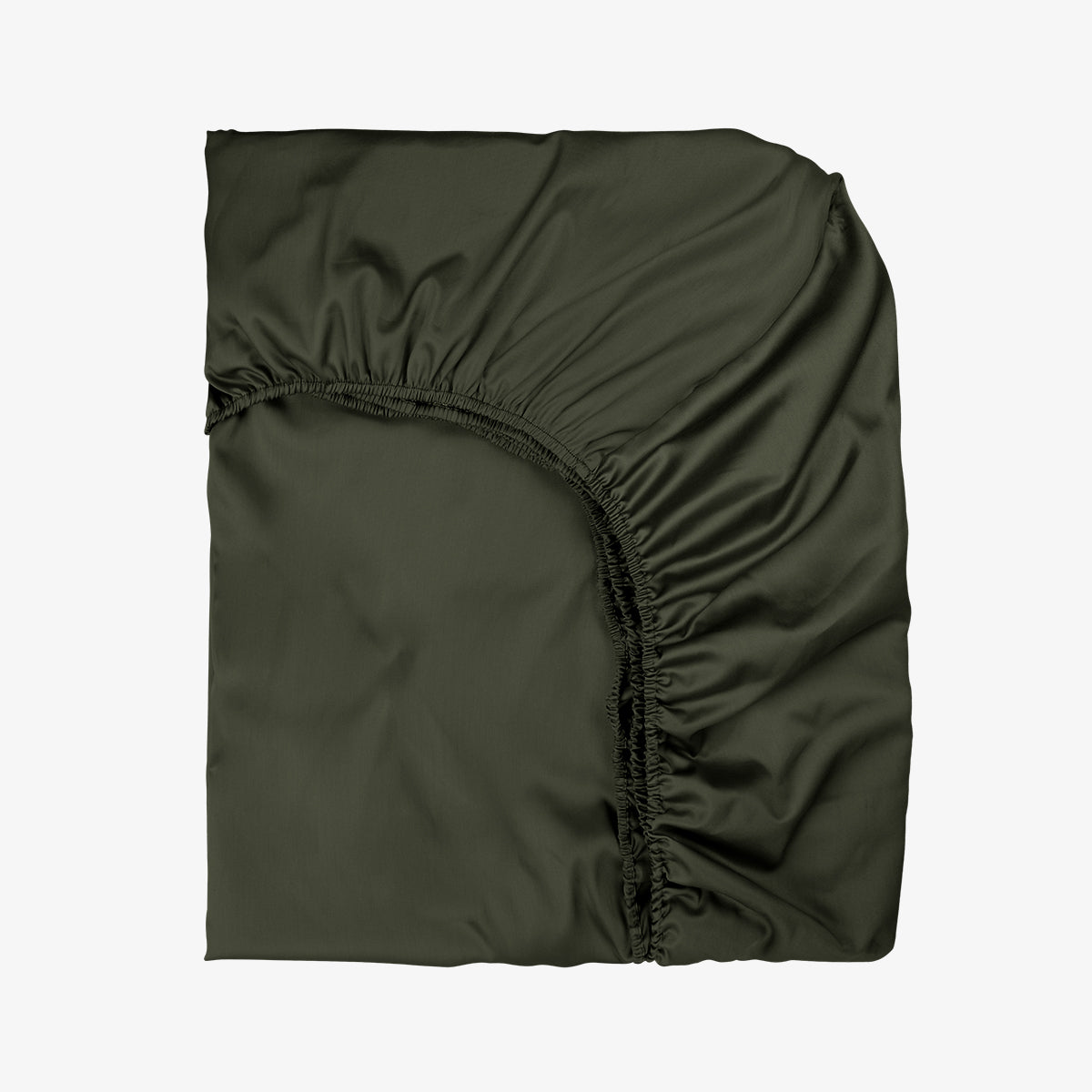 Cearsaf de pat cu elastic SATEEN HUNTER 100/200/25 cm 100% bumbac satinat