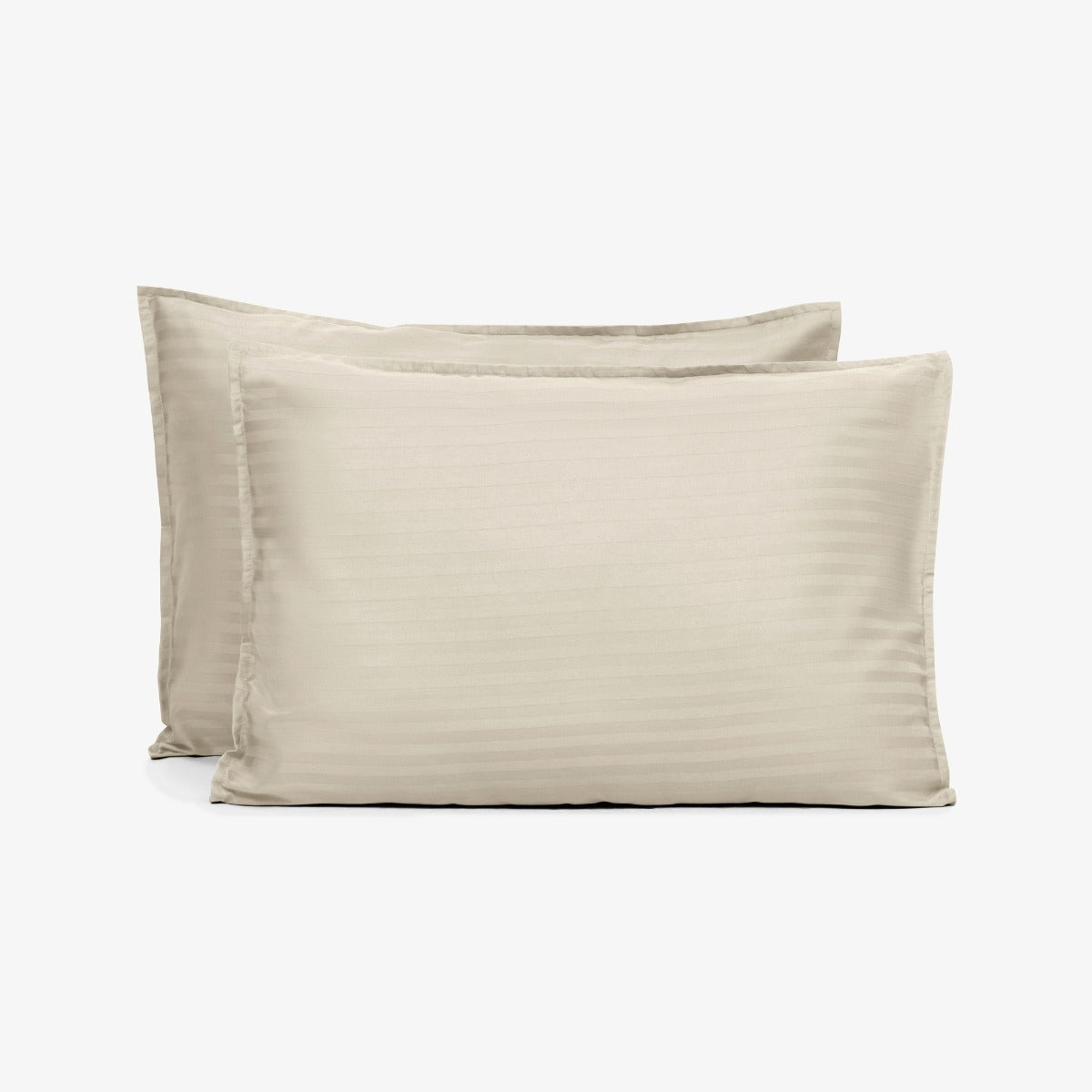 Set fete de perna SEVILLA LUX GRI NISIPIU BEJ 50/70 cm 100% bumbac satinat