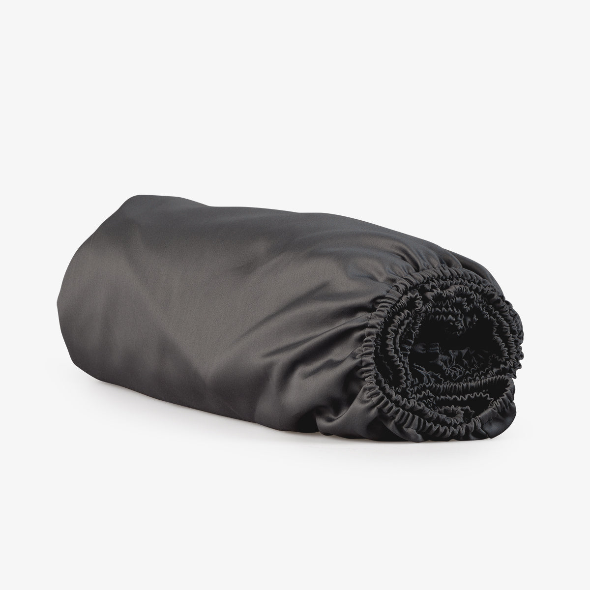 Cearsaf de pat cu elastic SATEEN SMOKY 160/200/25 cm 100% bumbac satinat