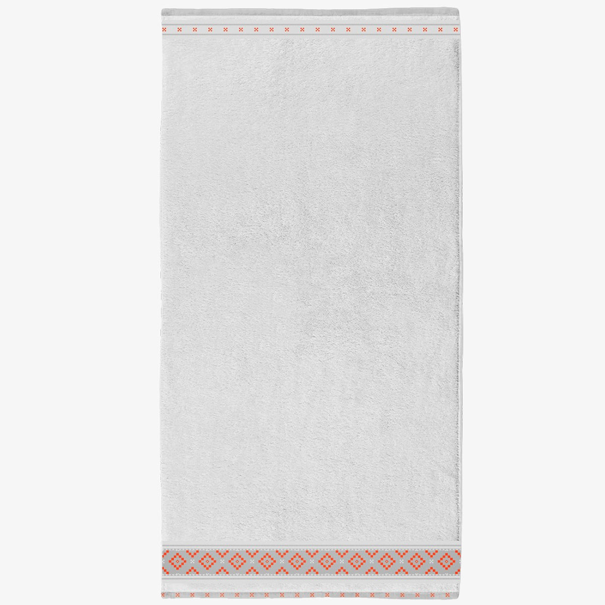 FOLKLORE GREY bath towel 100% micro cotton 70/140 cm