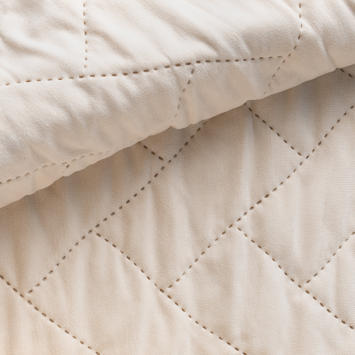 Cuvertura VELVET ECRU 160/220 cm