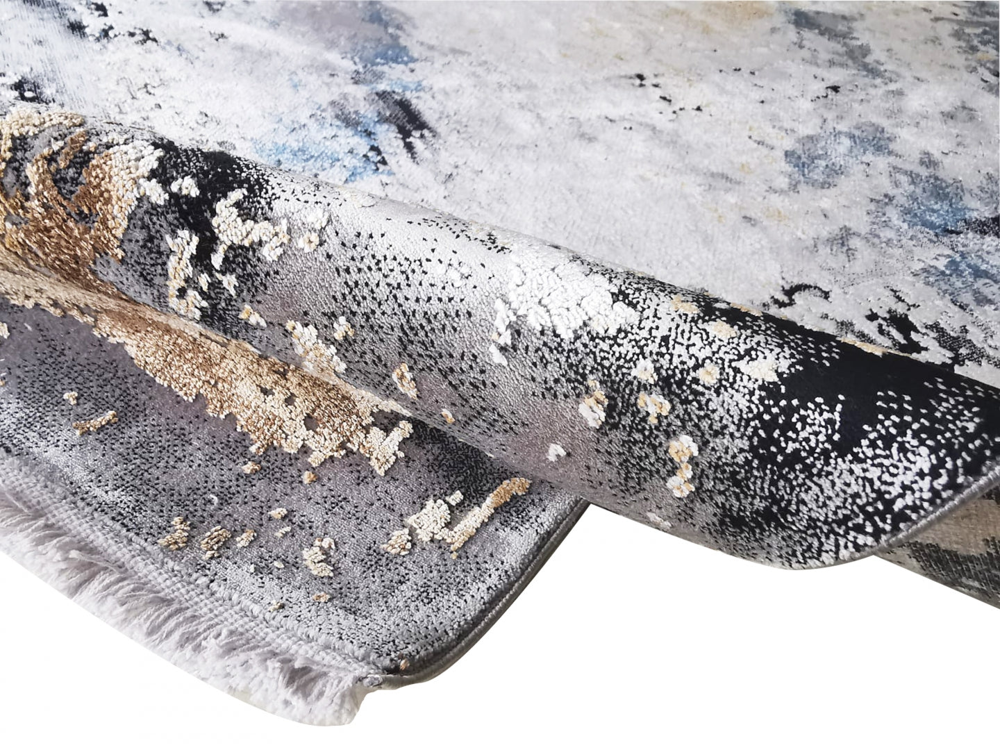 Covor CORNELIA 17728A Crem Negru Albastru