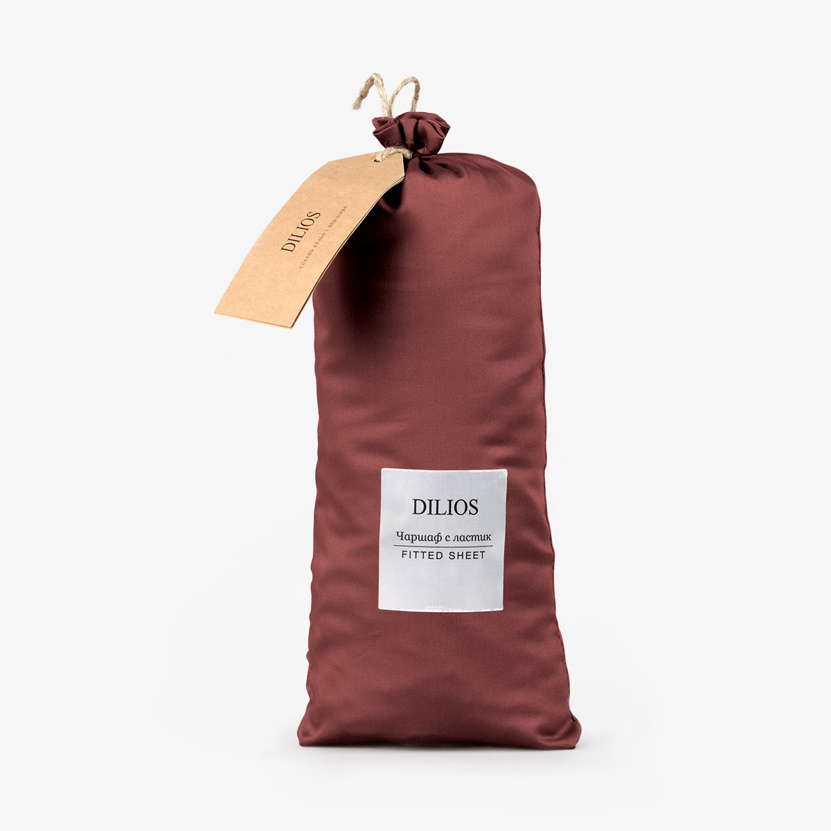 Cearsaf de pat cu elastic SATEEN GINGER 160/200/25 cm 100% bumbac satinat