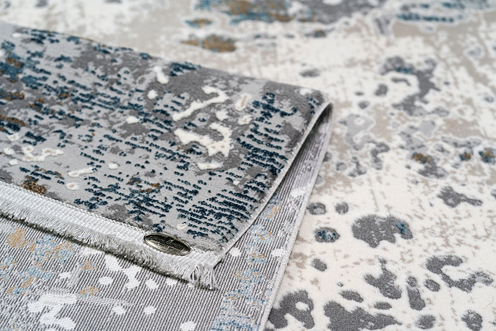 Covor PIERRE CARDIN COZZY Night Fragrance Grey Albastru