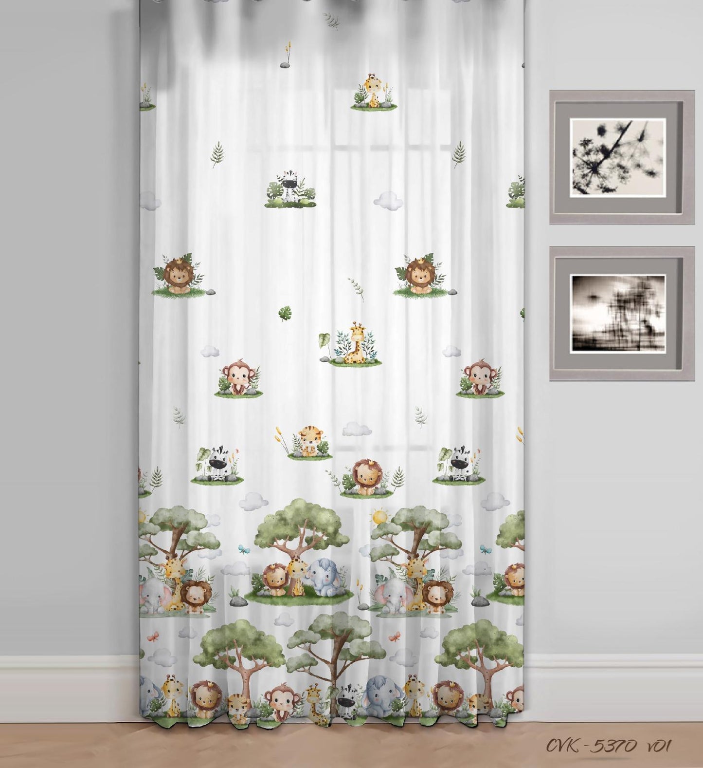 Perdea tip țesătură, din in