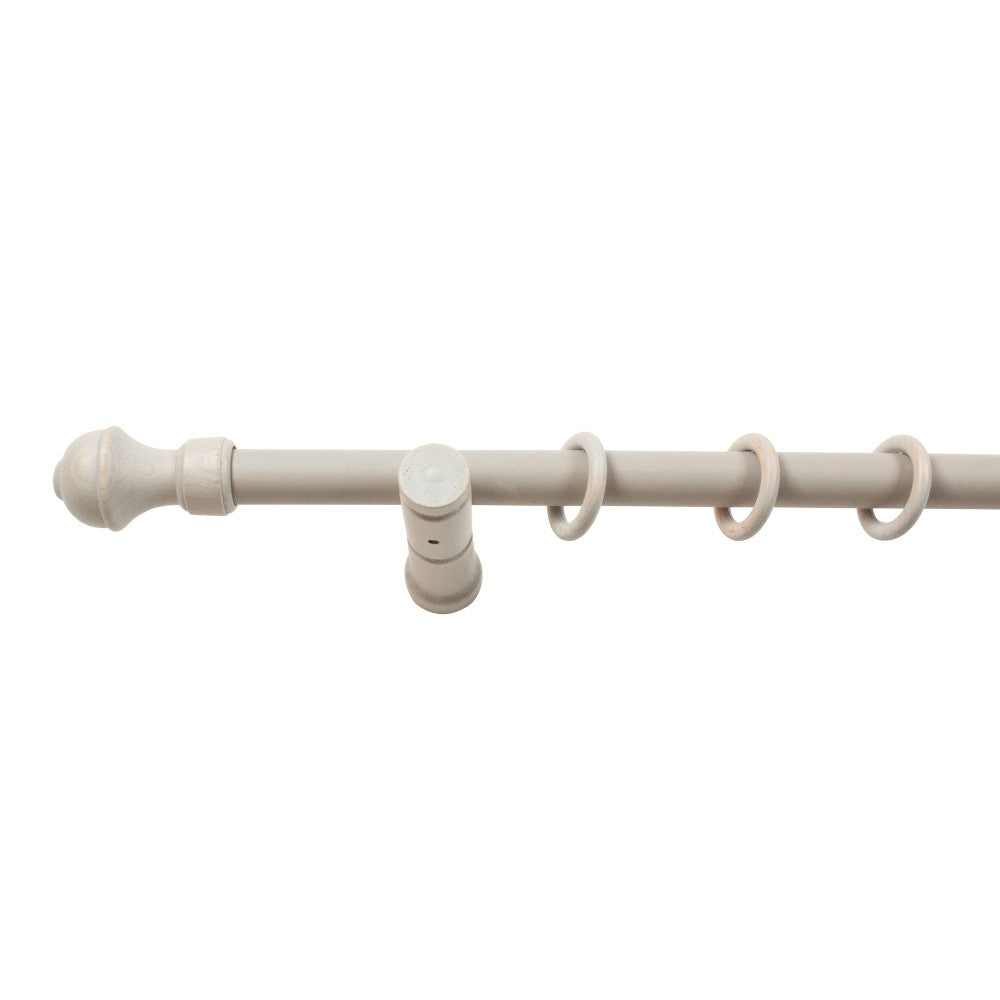 Galerie simpla lemn masiv Ares, consola moderna, nuanta gri-antic, 400 cm - KIT COMPLET