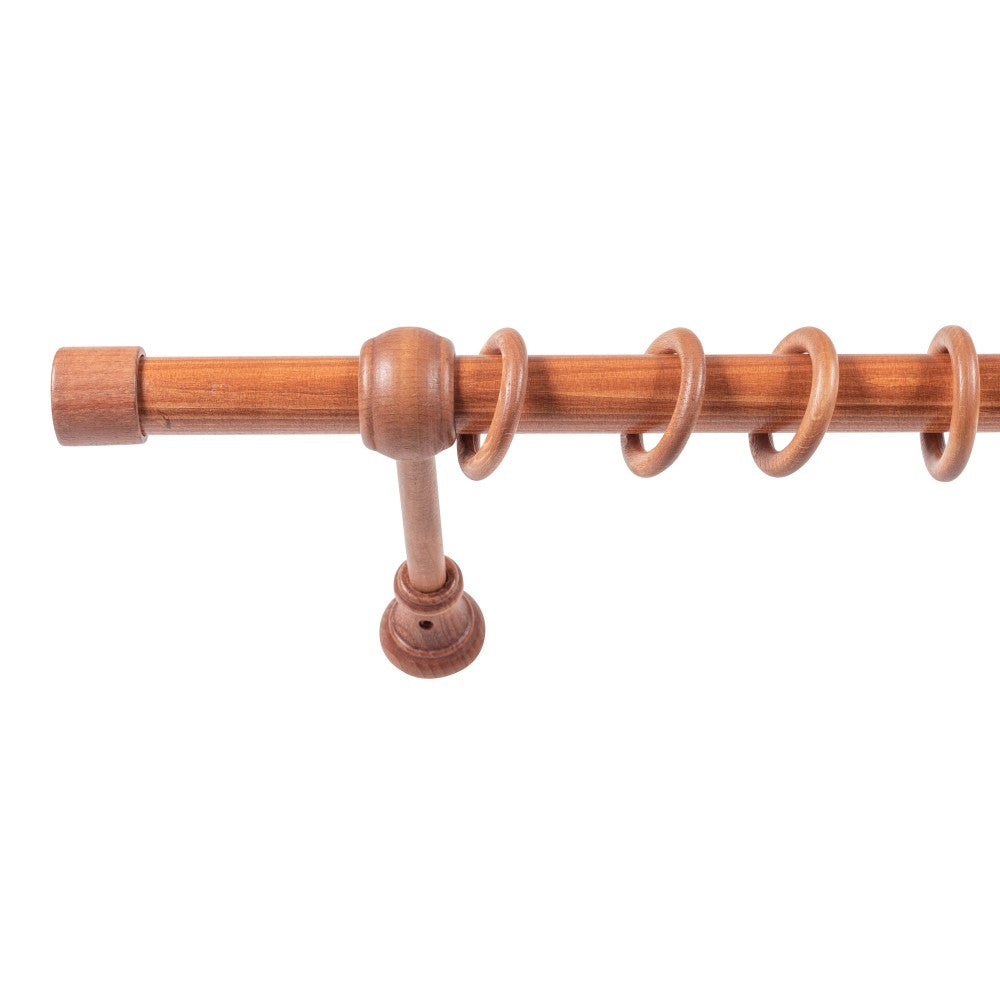 Galerie simpla lemn masiv Cafiro, consola standard, nuanta cires, 180 cm - KIT COMPLET