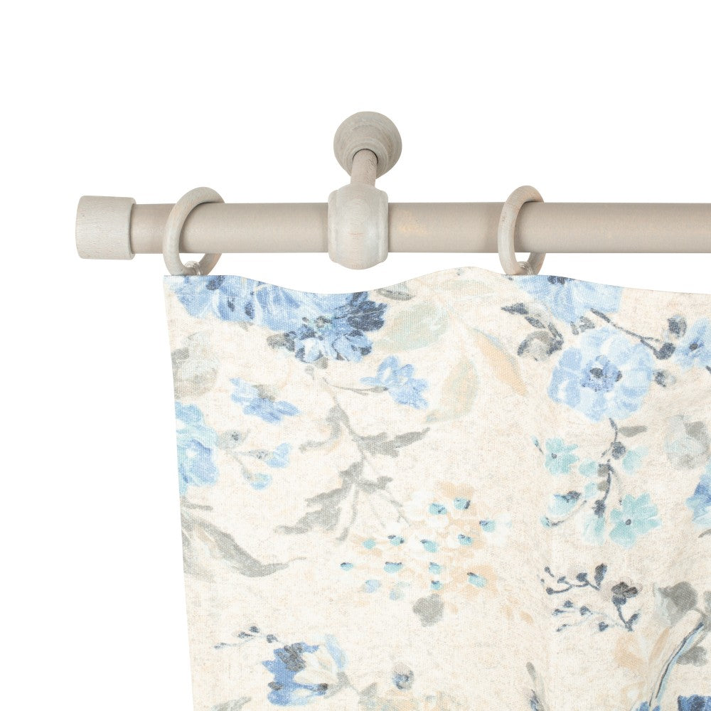 Galerie simpla lemn masiv Cafiro, consola standard, nuanta gri-antic, 280 cm - KIT COMPLET