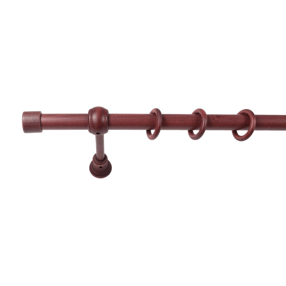 Galerie simpla lemn masiv Cafiro, consola standard, nuanta mahon, 240 cm - KIT COMPLET
