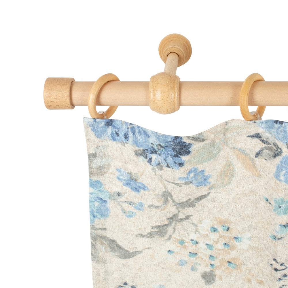 Galerie simpla lemn masiv Cafiro, consola standard, nuanta natur, 120 cm - KIT COMPLET