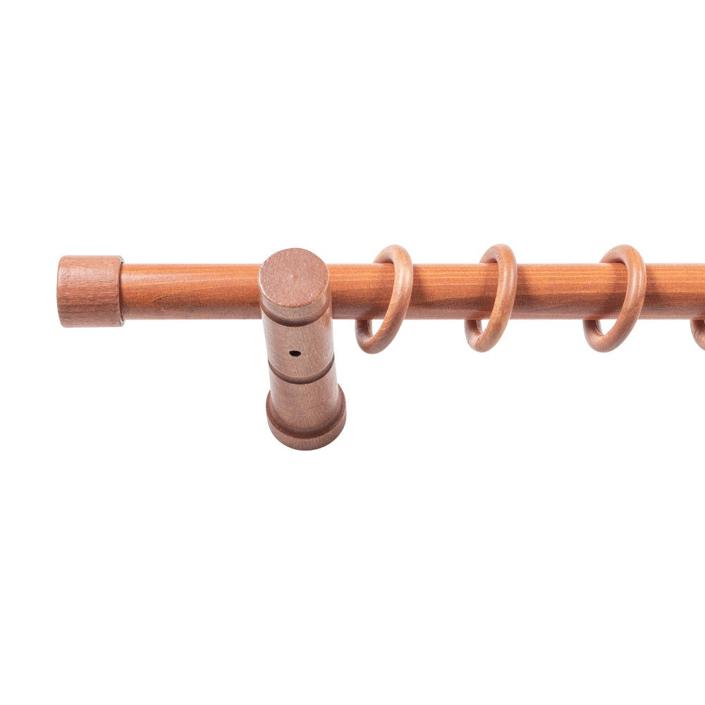 Galerie simpla lemn masiv Cafiro, consola moderna, nuanta cires, 260 cm - KIT COMPLET
