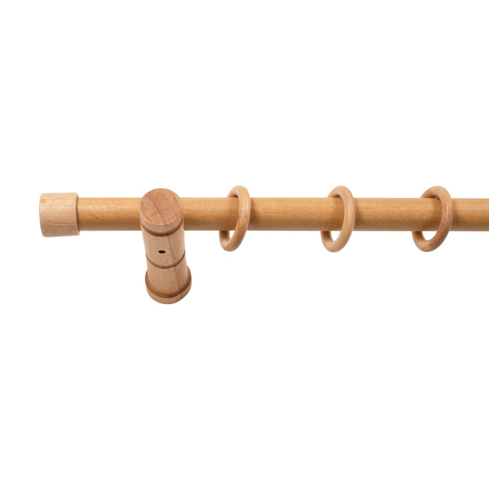 Galerie simpla lemn masiv Cafiro, consola moderna, nuanta stejar, 400 cm - KIT COMPLET