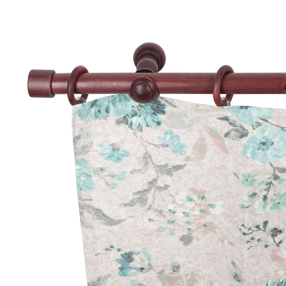 Galerie simpla lemn masiv Cafiro, consola clasica, nuanta mahon, 140 cm - KIT COMPLET
