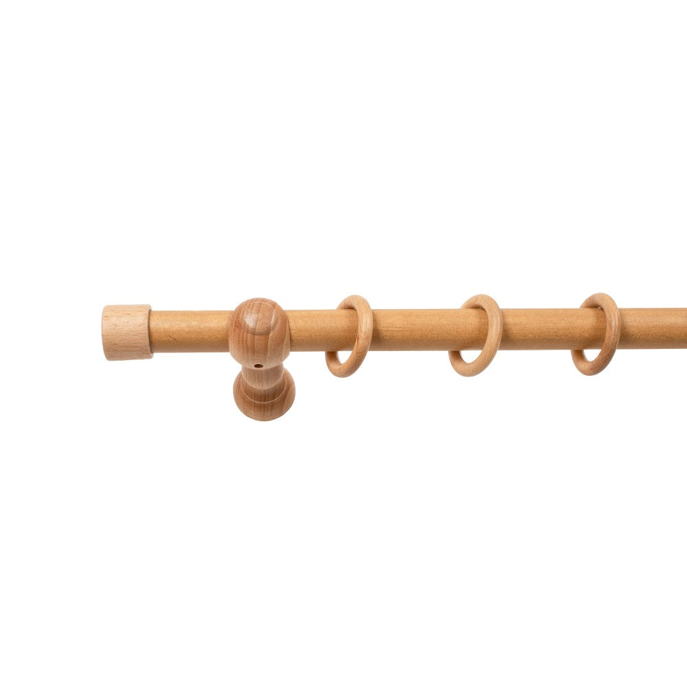 Galerie simpla lemn masiv Cafiro, consola clasica, nuanta stejar, 180 cm - KIT COMPLET