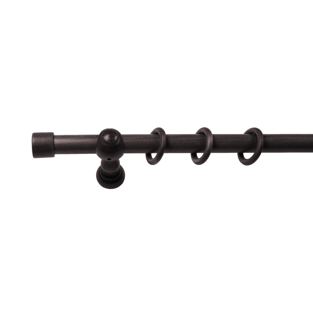 Galerie simpla lemn masiv Cafiro, consola clasica, nuanta wenge, 320 cm - KIT COMPLET