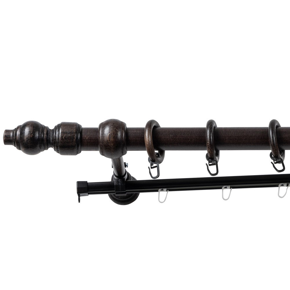 Galerie simpla lemn masiv Filigrano, nuanta wenge, 180 cm - SINA U INCLUSA