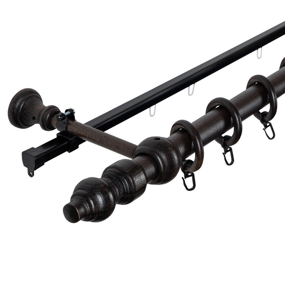 Galerie simpla lemn masiv Filigrano, nuanta wenge, 280 cm - SINA U INCLUSA