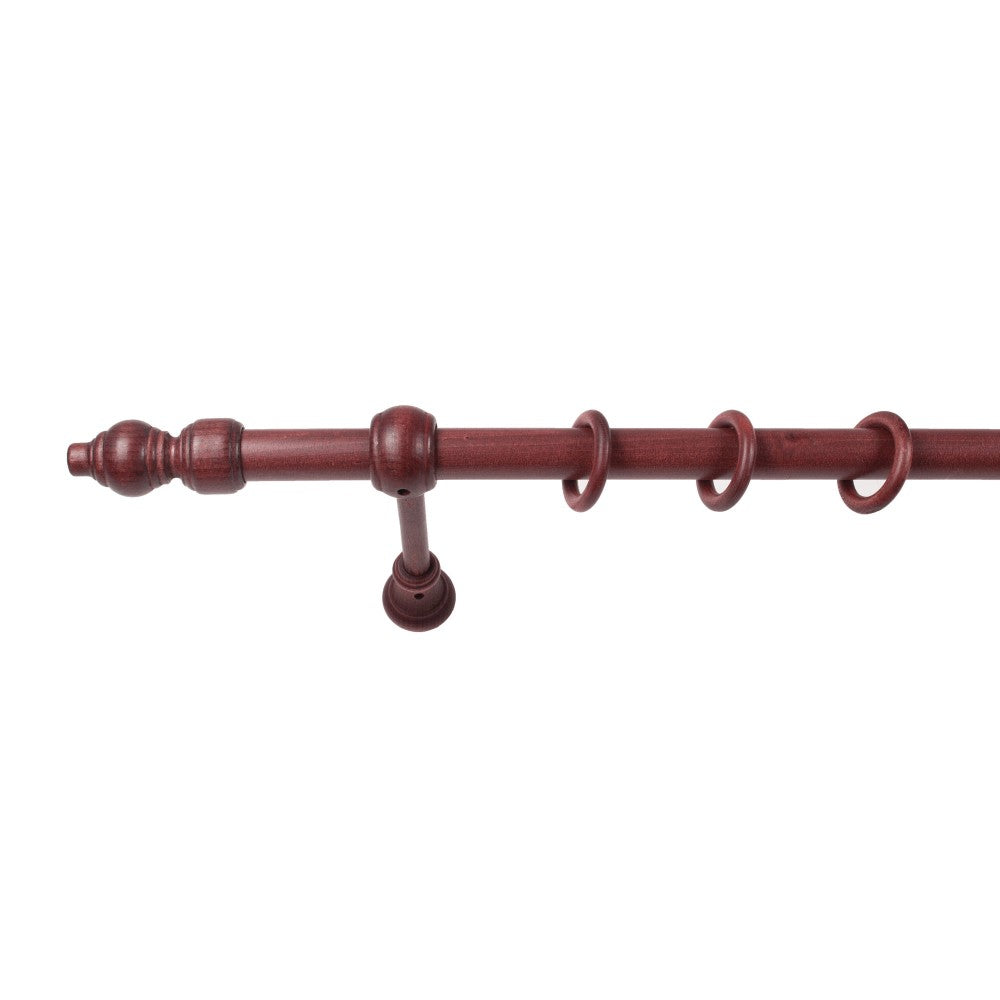 Galerie simpla lemn masiv Filigrano, consola standard, nuanta mahon, 160 cm - KIT COMPLET