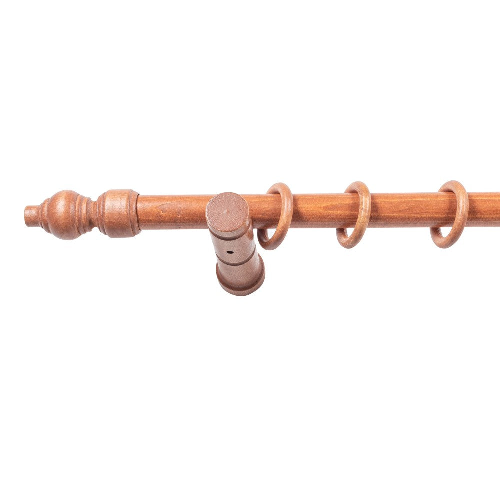 Galerie simpla lemn masiv Filigrano, consola moderna, nuanta cires, 140 cm - KIT COMPLET