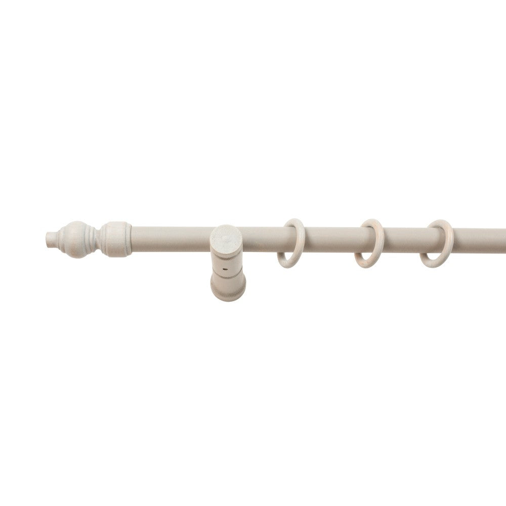 Galerie simpla lemn masiv Filigrano, consola moderna, nuanta gri-antic, 220 cm - KIT COMPLET