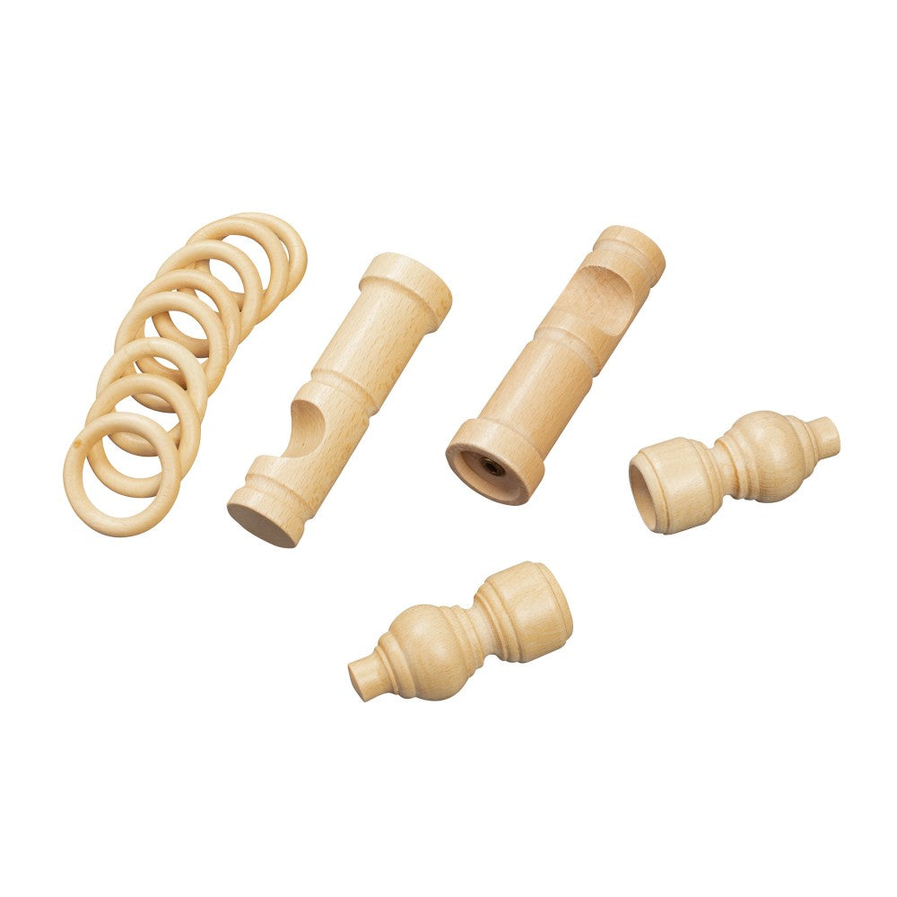Galerie simpla lemn masiv Filigrano, consola moderna, nuanta natur, 160 cm - KIT COMPLET