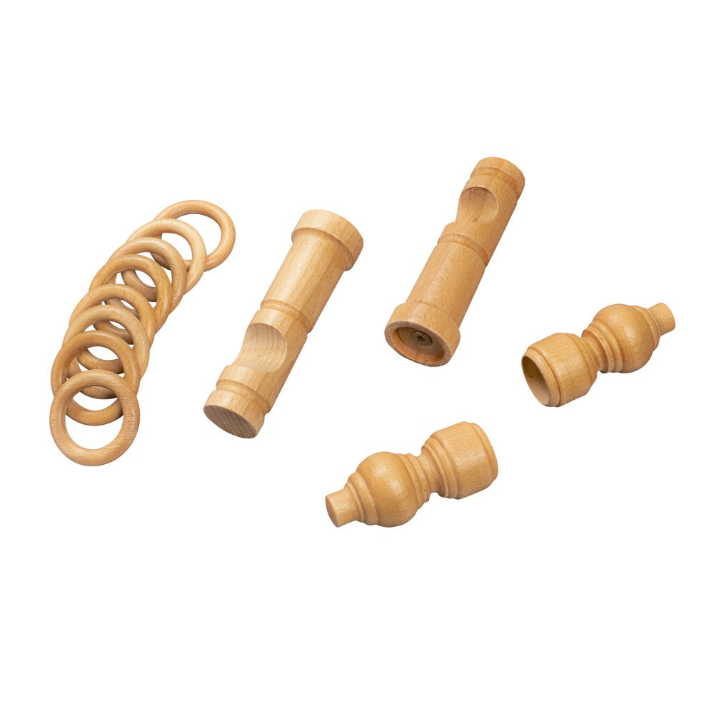 Galerie simpla lemn masiv Filigrano, consola moderna, nuanta stejar, 160 cm - KIT COMPLET