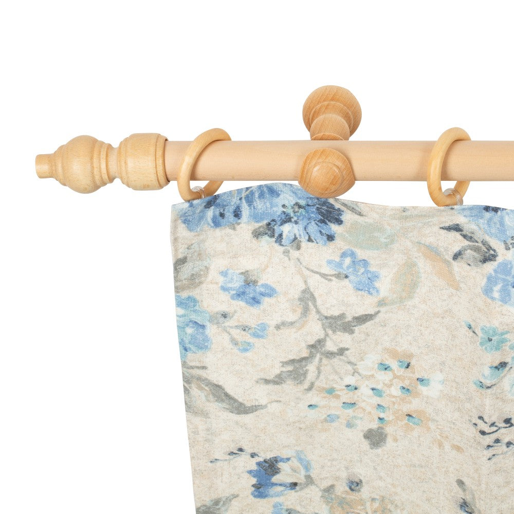 Galerie simpla lemn masiv Filigrano, consola clasica, nuanta natur, 120 cm - KIT COMPLET