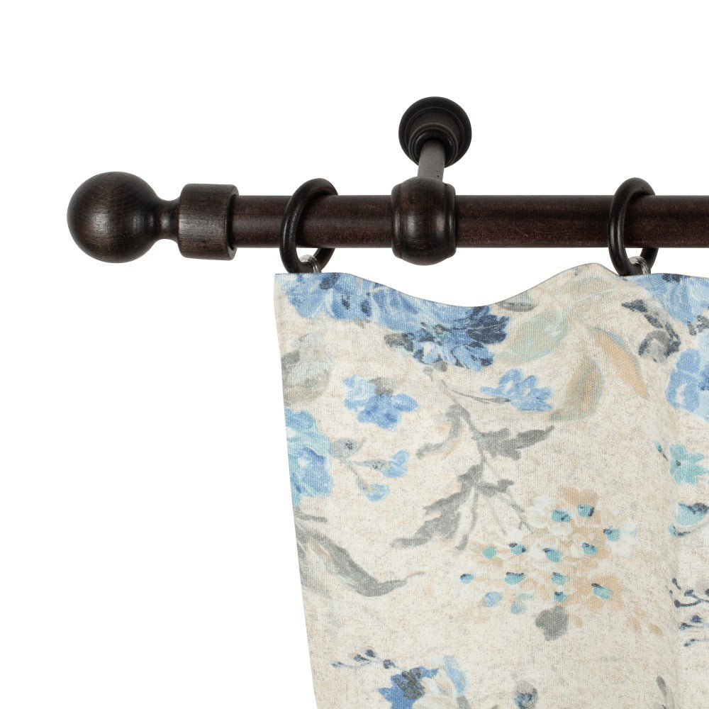 Galerie simpla lemn masiv Giro, consola standard, nuanta wenge, 160 cm - KIT COMPLET