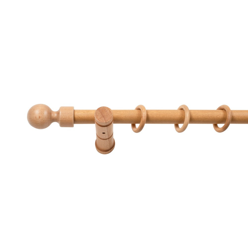 Galerie simpla lemn masiv Giro, consola moderna, nuanta stejar, 220 cm - KIT COMPLET