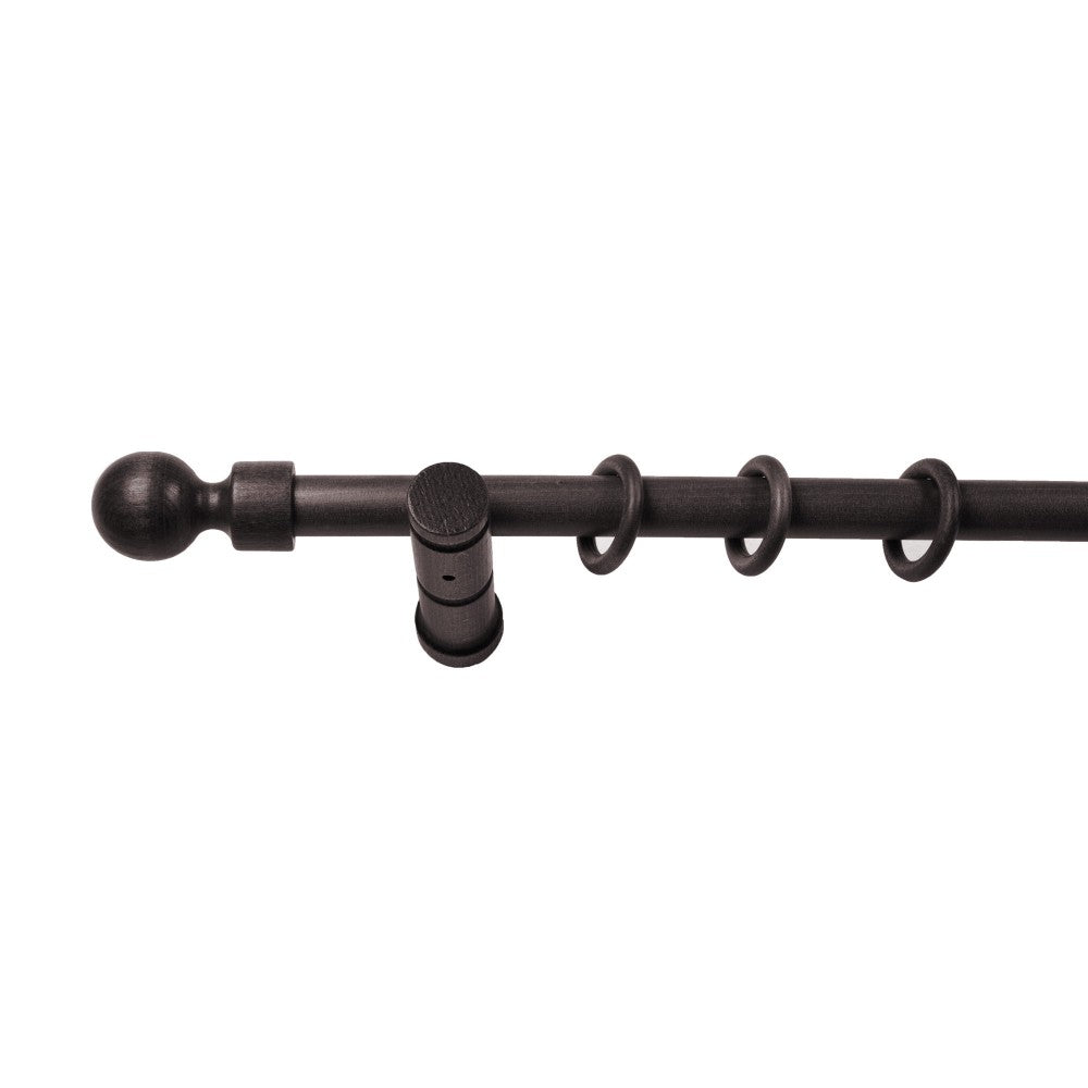 Galerie simpla lemn masiv Giro, consola moderna, nuanta wenge, 280 cm - KIT COMPLET