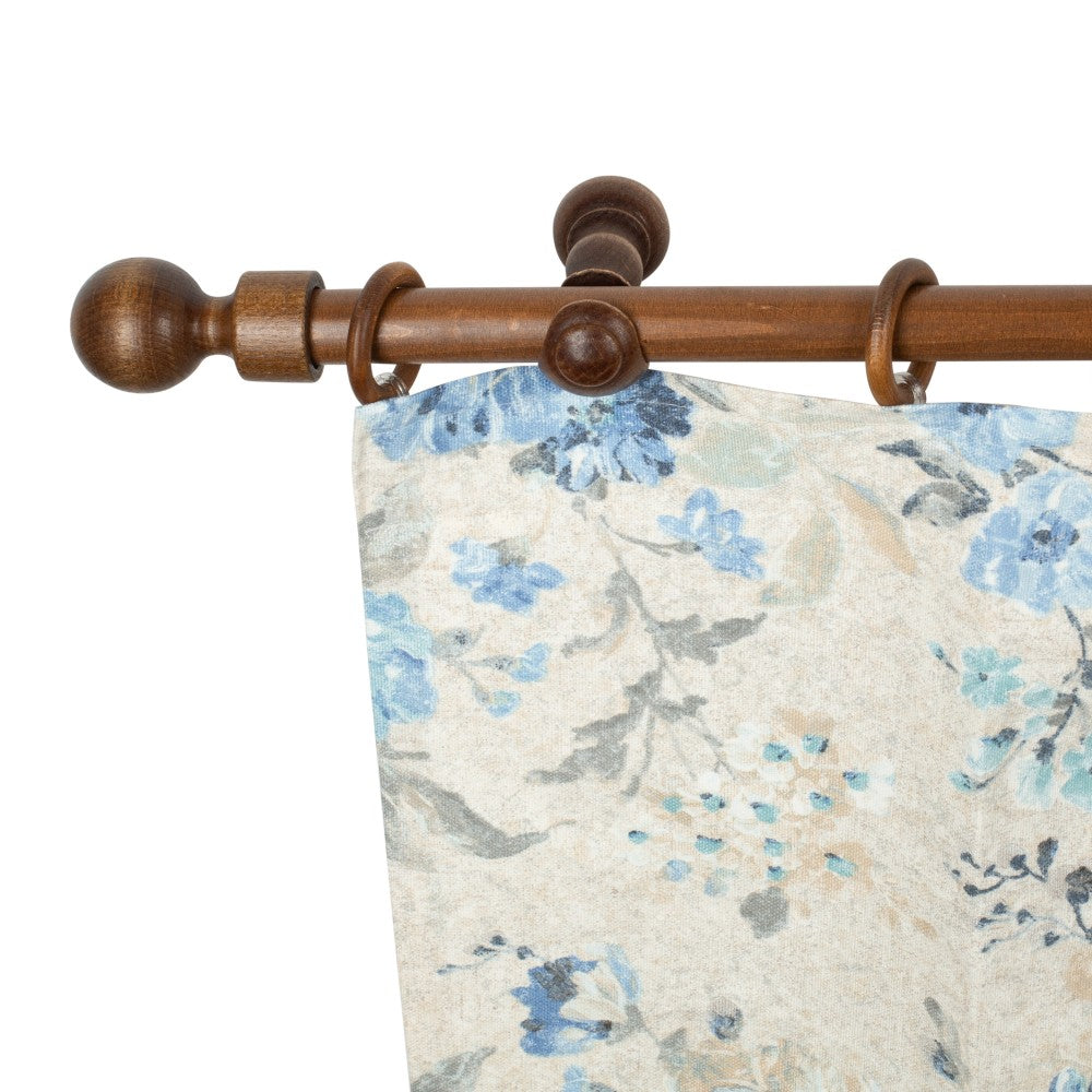 Galerie simpla lemn masiv Giro, consola clasica, nuanta nuc, 240 cm - KIT COMPLET