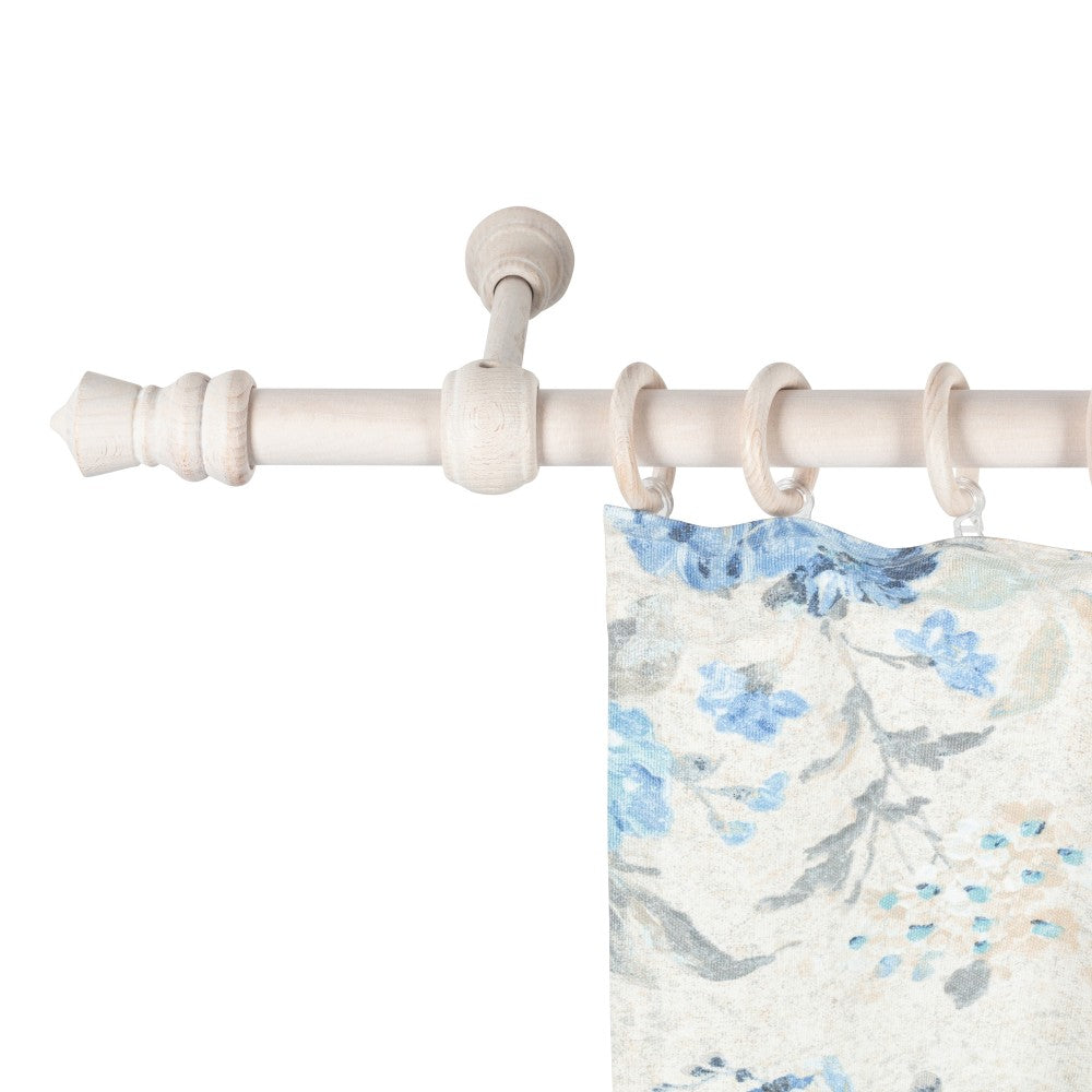 Galerie simpla lemn masiv King, consola standard, nuanta alb-antic, 360 cm - KIT COMPLET