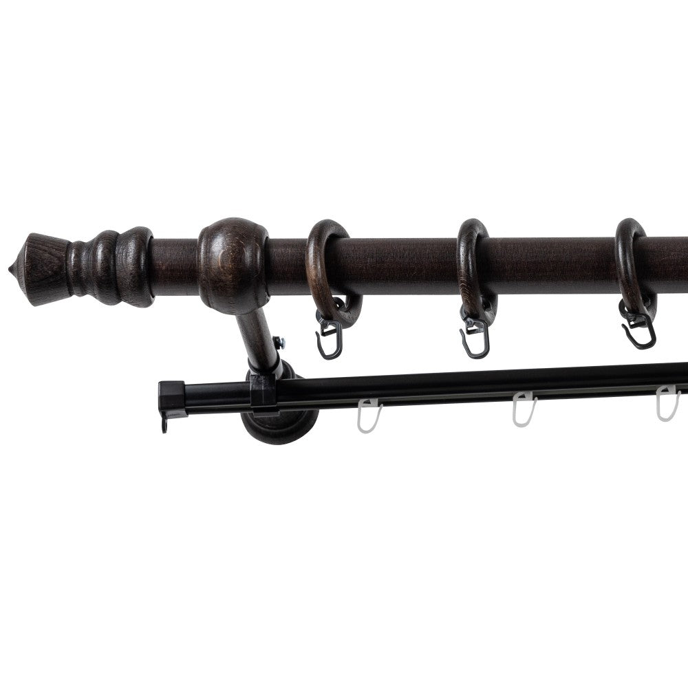 Galerie simpla lemn masiv King, nuanta wenge, 180 cm - SINA U INCLUSA