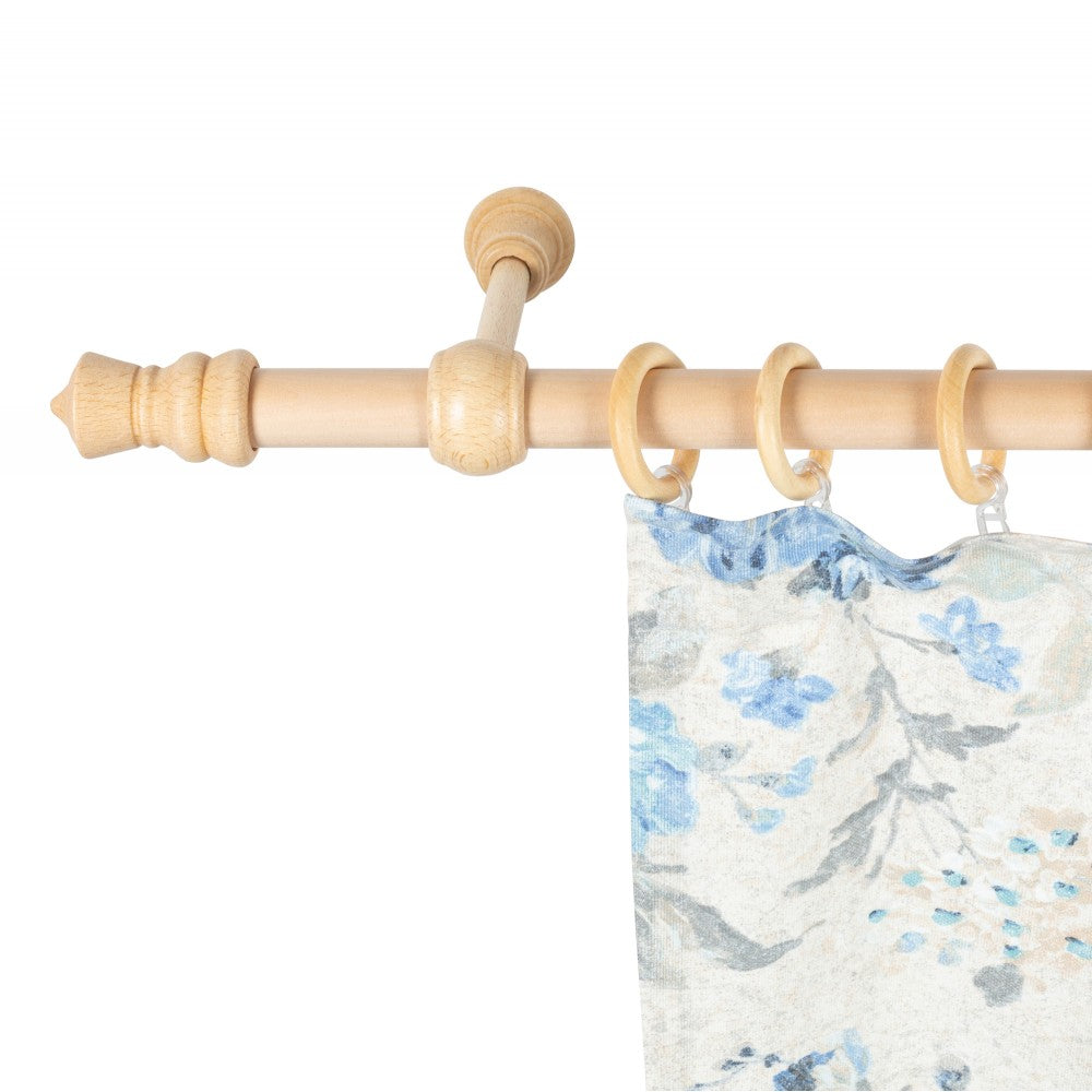 Galerie simpla lemn masiv King, consola standard, nuanta natur, 140 cm - KIT COMPLET