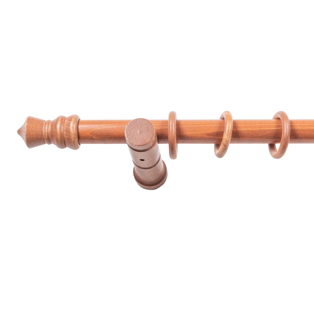 Galerie simpla lemn masiv King, consola moderna, nuanta cires, 260 cm - KIT COMPLET