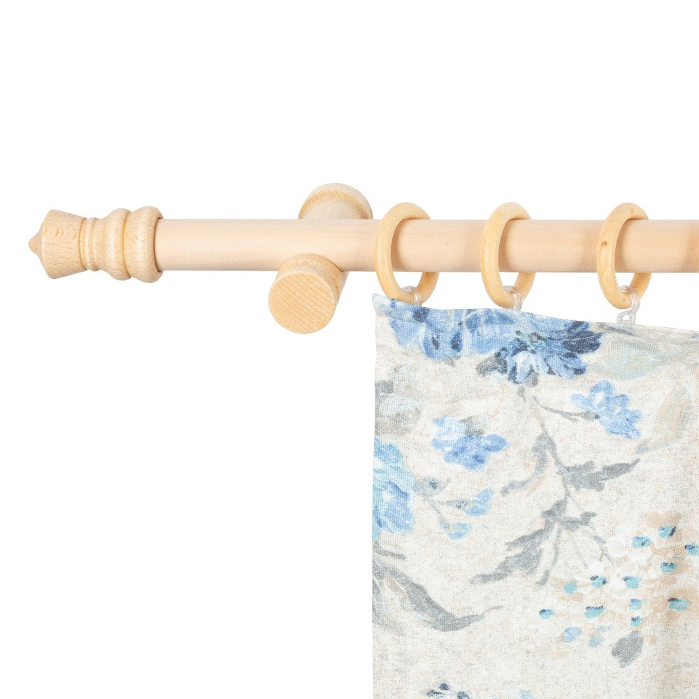 Galerie simpla lemn masiv King, consola moderna, nuanta natur, 320 cm - KIT COMPLET