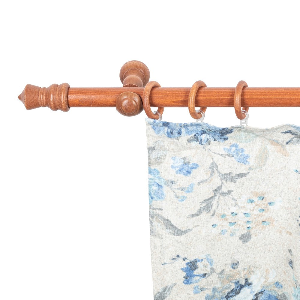 Galerie simpla lemn masiv King, consola clasica, nuanta cires, 180 cm - KIT COMPLET