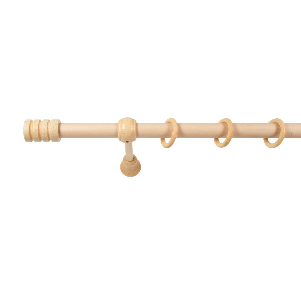 Galerie simpla lemn masiv Pisa, consola standard, nuanta natur, 220 cm - KIT COMPLET